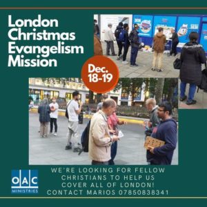 London Christmas Evangelism
