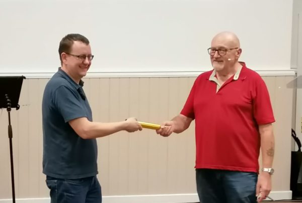 Marten handing the National Director baton on to Steve