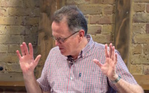 Martin Durham speaking at the Evangelists Conference 2024