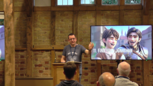 Steve Harris speaking at the Evangelists Conference 2024