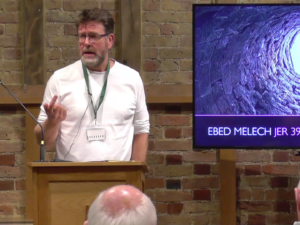 Phil Kingham speaking at the Evangelists Conference 2024