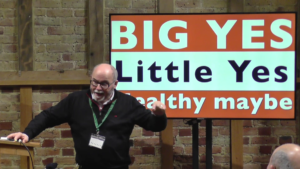 Mark Greenwood speaking at the Evangelists Conference 2024