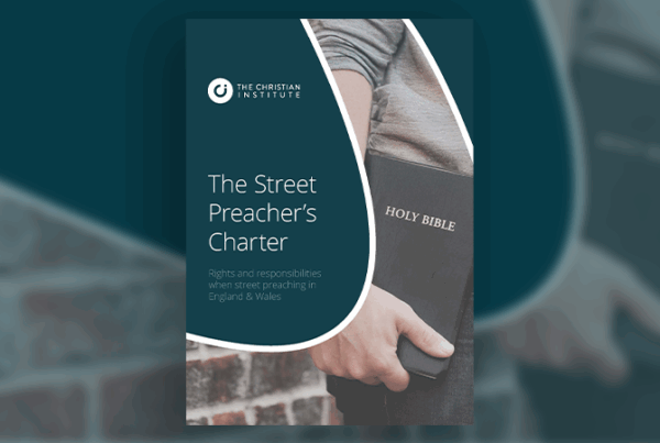 A picture of the front cover of the Street Preacher's Charter