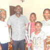 a picture of Onesimus Bodams and his family